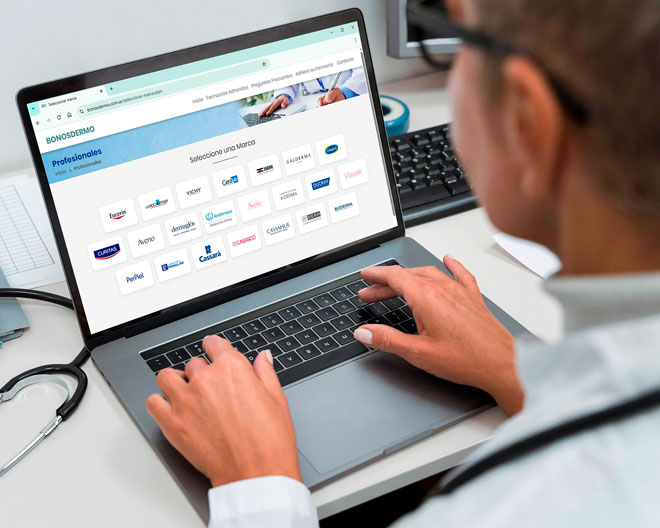 Usuario visitando Bonosdermo